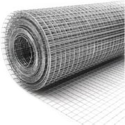 Hardware Cloth 1/4 Inch Galvanized Wire Mesh Roll 8 Inch x 20 ft (23GA) for Garden Plant Welded Metal Wire Fencing Roll, Rabbit Cages Snake Fence