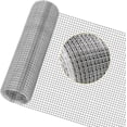thumbnail image 1 of Hardware Cloth 1/4 inch 16" x 33 ft, Galvanized 23 Guage Wire Hardware Mesh, Welded Chicken Wire Fence Fencing Roll for Chicken Coop Wire,  Cage Wire, Poultry and  Cage Netting Screen, 1 of 6