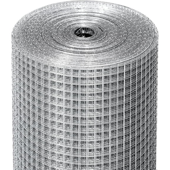 Hardware Cloth 1/4in 24inx50ft Hot Dip Galvanized 23 Gauge Chicken Wire Fencing Roll Poultry Animal Netting Cage Screen Chicken Coop Accessories Garden Plant Supports