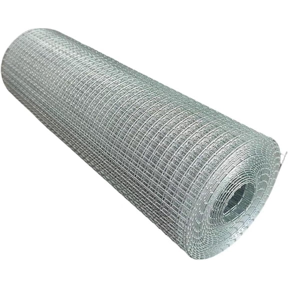 Hardware Cloth 1/4inch 15inx15ft 23 Gauge,Double-Layer Hot-Dip Galvanizing After Welding,Chicken Wire Netting Garden Wire Fencing Rabbit Snake Fence Chicken Coop Plant Supports