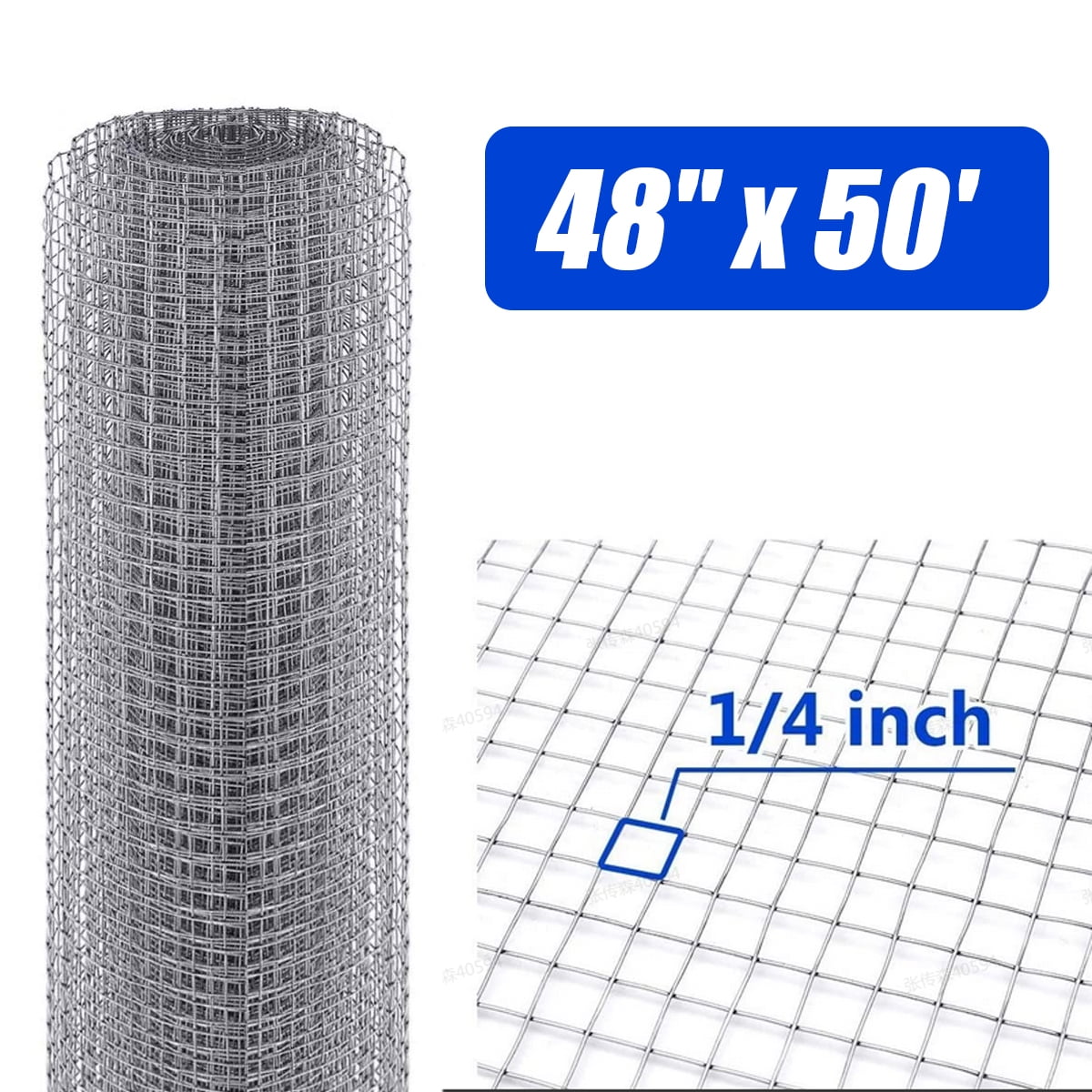Hardware Cloth 1/4inch Chicken Wire Mesh, 48in x 50ft, 23 Gauge Hot