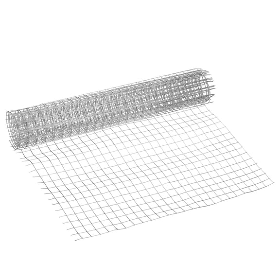 304 Stainless Steel Wire Mesh 15.8" x 3.3ft, 1/3"(9mm) 20 Gauge | Welded Wire Mesh Roll, Wire Screen Fence, Hardware Cloth, for Garden Animals Chicken Fence Rabbit Fencing