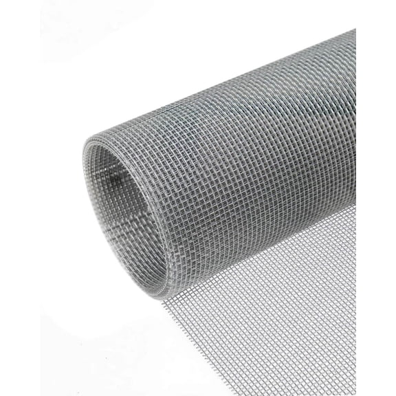Hardware Cloth 8in x 10ft 1/8 Inch 27 Gauge, Hot-Dipped Galvanized Welded Wire Mesh, Low Carbon Steel, Animal Cage Wire Netting, Garden Wire Mesh