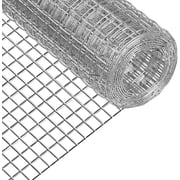 Hardware Cloth,Chicken Wire Fence,1/2 inch 15.7in x 10ft Galvanized Welded Cage Wire for Bird Wire Gopher Wire Rabbit Wire Snake Fence Poultry Netting Cage Screen