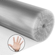 Hardware Cloth Chicken Wire Mesh Galvanized Wire Mesh 48inx100ft 23 Gauge Heavy Duty Galvanized Wire Fence Chicken Fence for Chicken Poultry Coop, Animal, Fencing Garden Protection