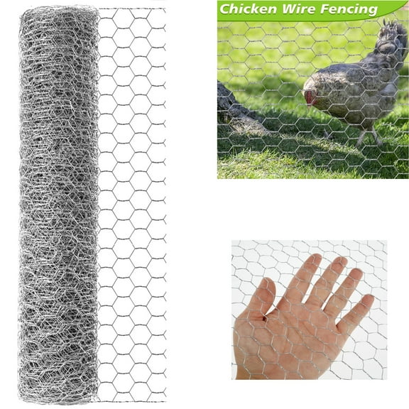 Hardware Cloth,DISEN 13.7inx39.3in Chicken Wire Mesh, Wire Mesh Netting Wire Garden Wire Netting Fence Wire Craft Projects and Home Decors Rabbit Netting Fencing Cages Aviary Plant Craft Projects