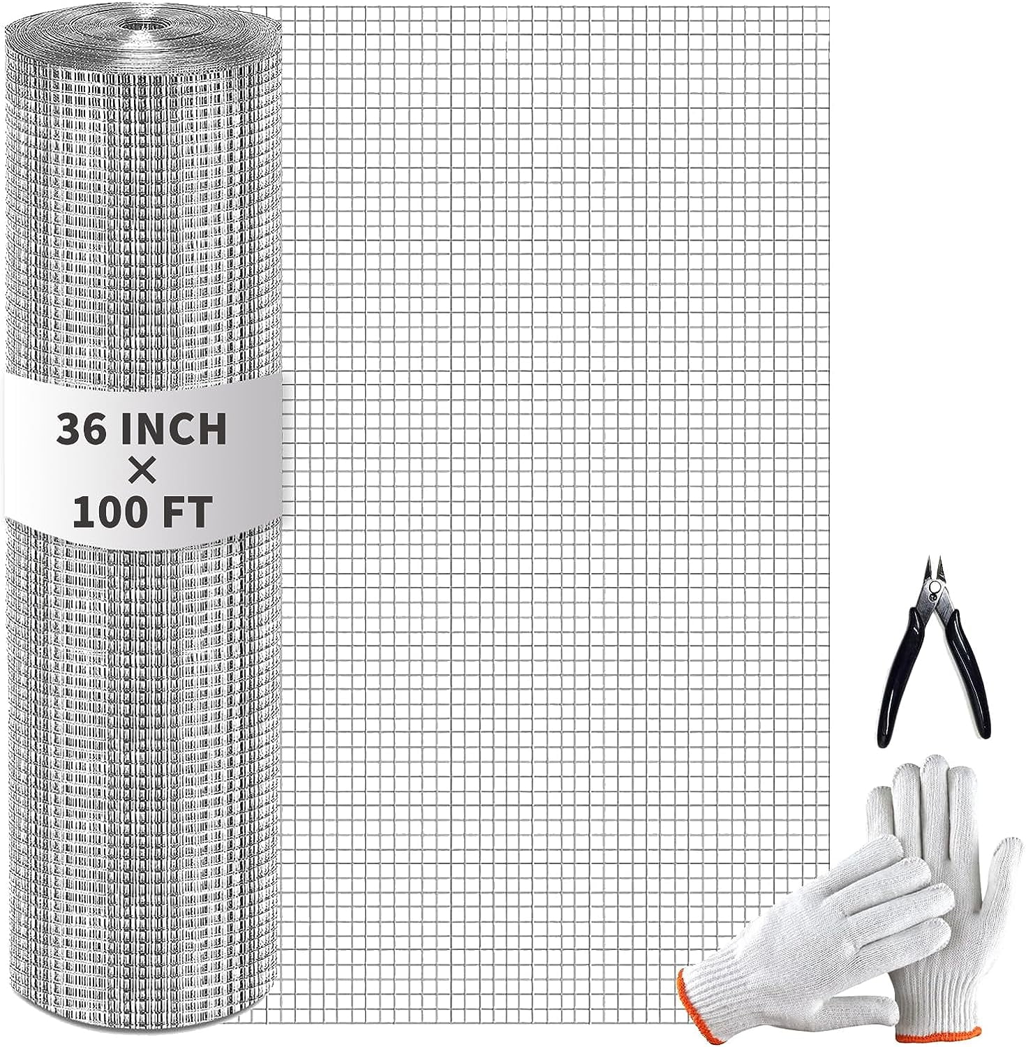 Hardware Cloth, Linor 19 Gauge Thick Square Galvanized Chicken Wire