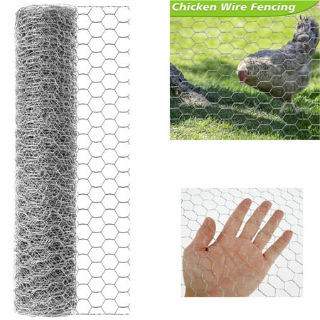 Hardware Cloth,Tcwhniev 13.7inx39.3in Chicken Wire Mesh, Wire Mesh Netting Wire Garden Wire Netting Fence Wire Craft Projects and Home Decors Rabbit Netting Fencing Cages Aviary Plant Craft Projects