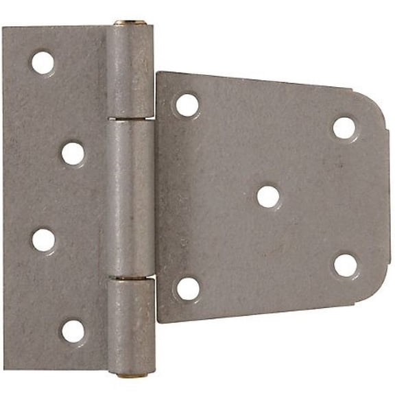 Hardware Essentials 852766 Silver Steel Heavy Duty T-Hinge Galvanized 3-1/2"