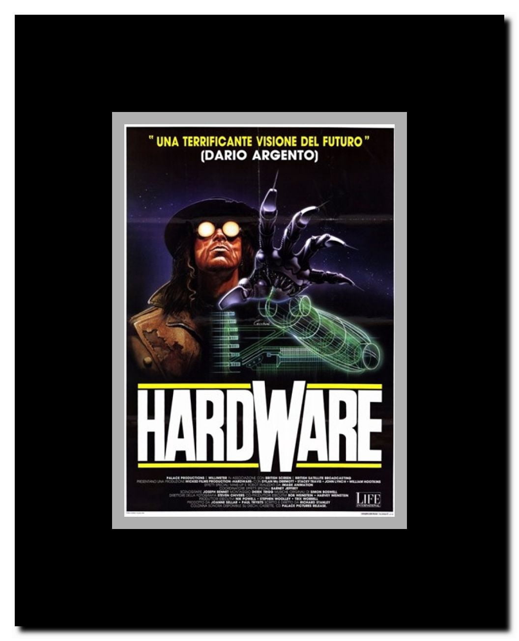 Hardware Framed Movie Poster