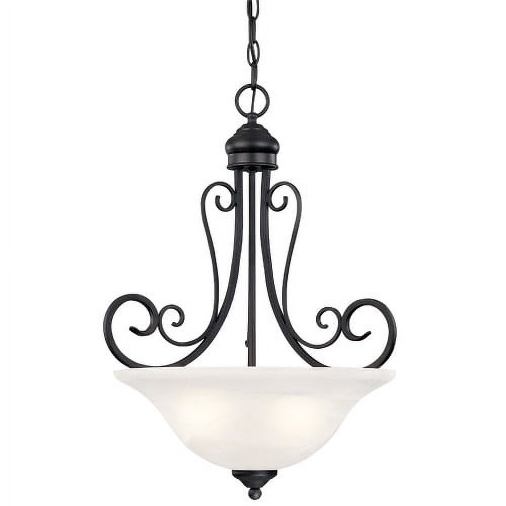 Hardware House Tuscany 3Light Chandelier Finish Textured Black
