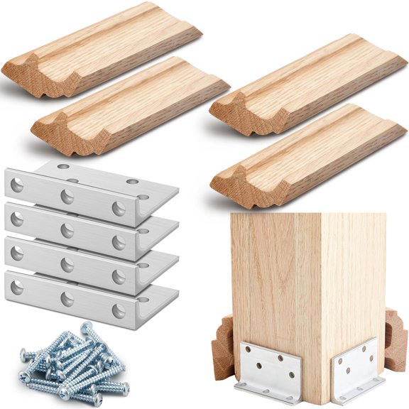 Hardware Joint Fasteners 8, 3 Inch Mounting Kit for Handrails Balustrades