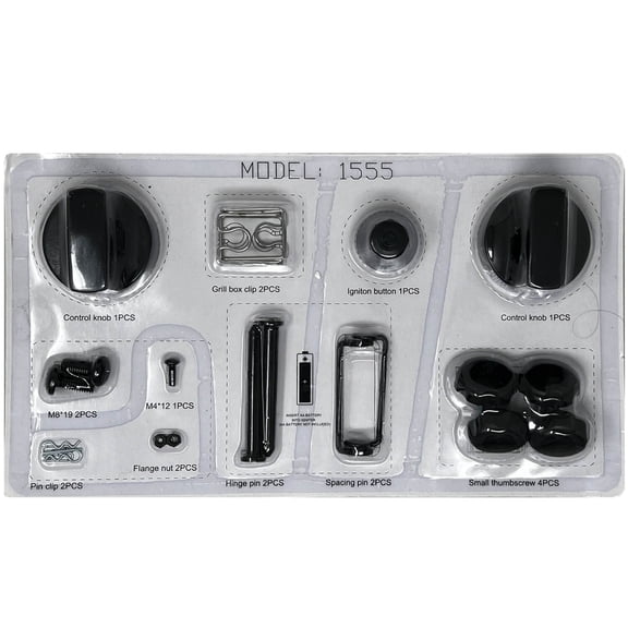 Hardware Kit Compatible With Blackstone 1555 Tailgater Combo Gas Grills