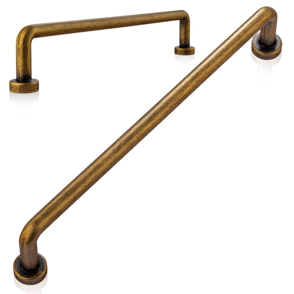 Hardware Knobs 5-pack 7-9/16-Inch (192mm) Hole Center Antique Brass Drawer Pulls