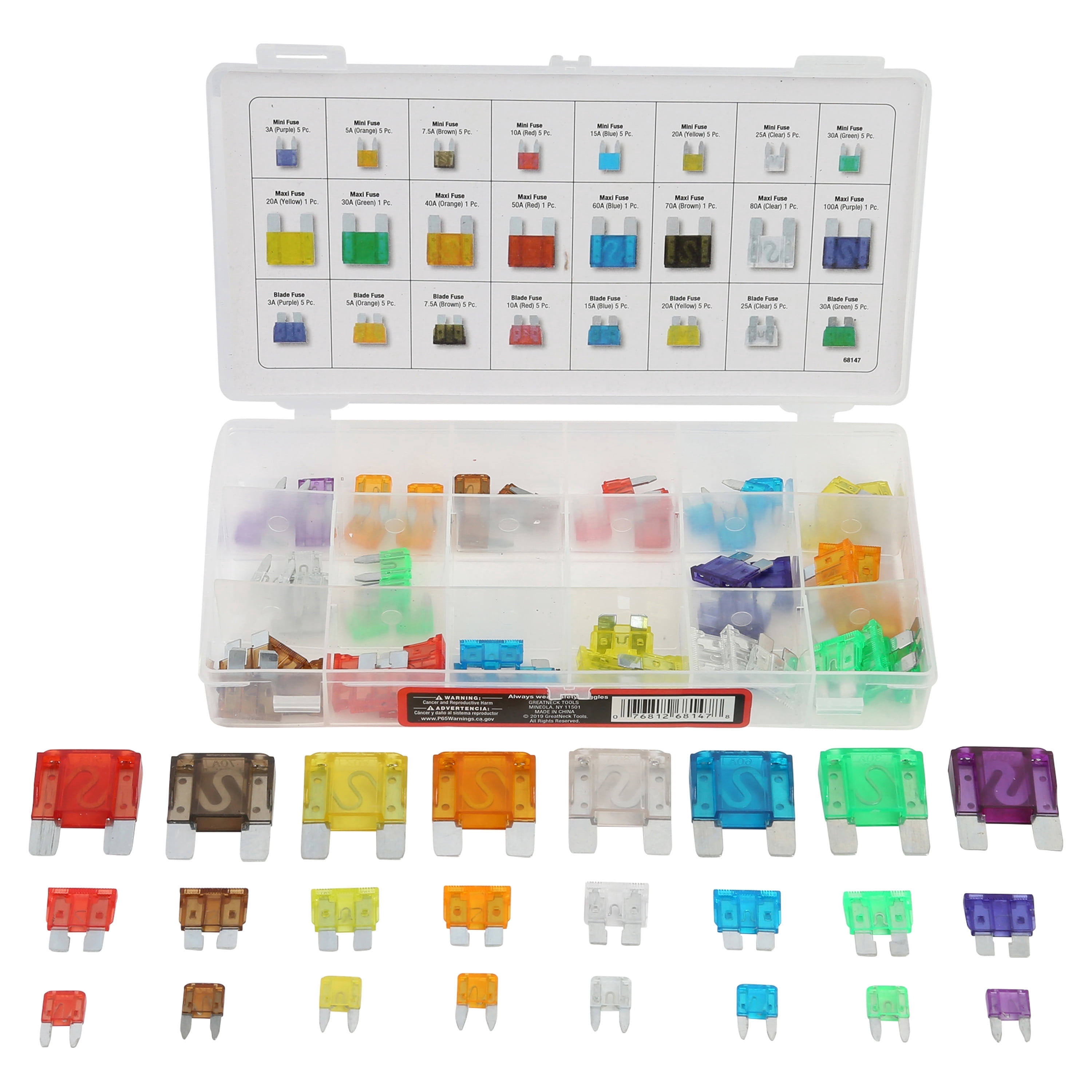 Hardware Machinery Master Auto Fuse Assortment, 88 Piece Set