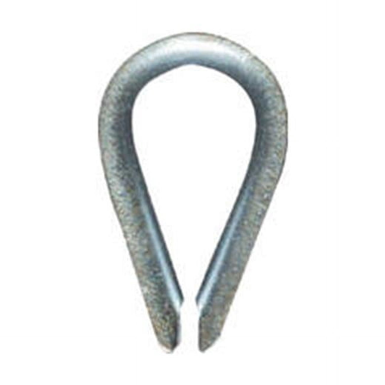 Hardware N176-818 0.25 in. Zinc Plated Rope Thimble