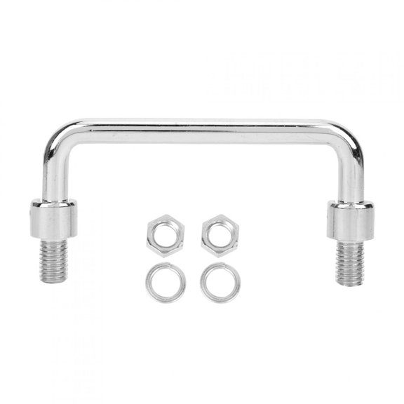 Hardware Parts, Ergonomical Furniture Handle, Polishing Iron Foldable Silver For Cabinet Door Cabinet Tool Box Lithium Battery Box