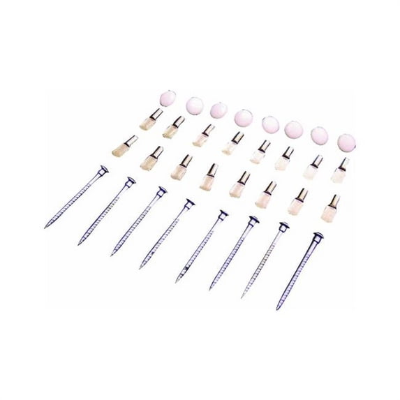 Hardware Pins with Screws - Pack of 2