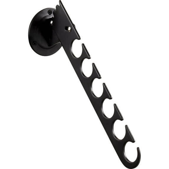 Hardware Resources 276Lv Closet System 11" 6 Hook Laundry Valet Drop Down Hanger Storage