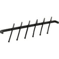 thumbnail image 1 of Hardware Resources 296T Closet System 11" Screw Mount Tie Rack Organizer - Black, 1 of 3