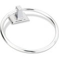 thumbnail image 1 of Hardware Resources BHE1-06PC-R Polished Towel Ring, Chrome, 1 of 1