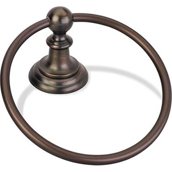 Hardware Resources BHE5-06SN-R Elements Conventional Towel Ring, Satin Nickel