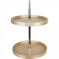 thumbnail image 1 of 28" Round Banded Lazy Susan Set with Twist and Lock Pole, 1 of 2
