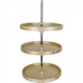 thumbnail image 1 of 20" Round Banded Lazy Susan Set, Twist, Lock Adjustable Pole, 1 of 2
