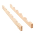 thumbnail image 1 of Hardware Resources Br48 Solid Wood Set Of (2) 48" Wide 10 Bottle Wine Storage Rack Rails -, 1 of 2