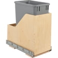 thumbnail image 1 of Hardware Resources Can-Wbms35v 10" Wide 35 Quart Waste Solution-Wood Bottom Mount Soft, 1 of 2