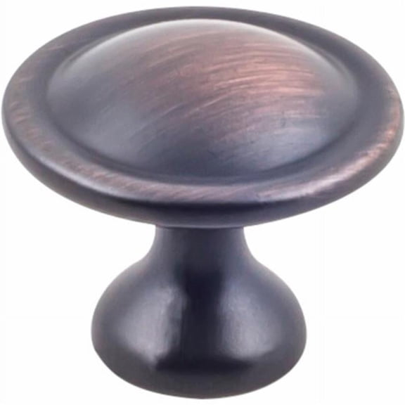 Hardware Resources K413BORB-4 Cabinet Knob 1.125 in. Oil Rubbed Bronze - Pack of 4