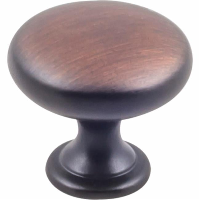 Hardware Resources K778BORB-4 Cabinet Knob 1.18 in. Oil Rubbed Bronze - Pack of 4