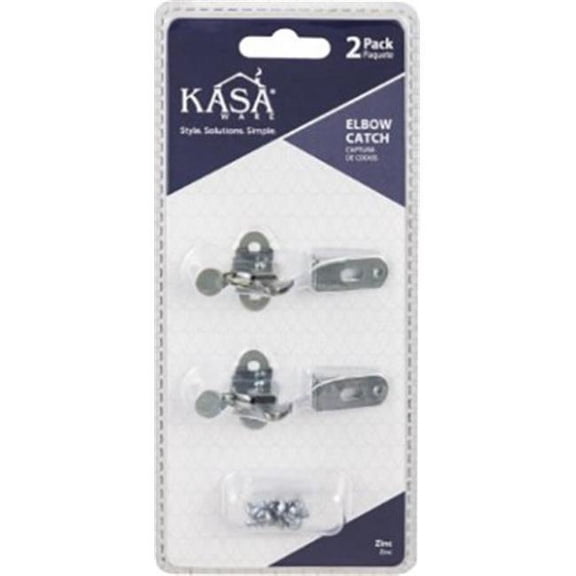 Hardware Resources KFCE-A-ZN2 Elbow Catch, Zinc - Pack of 2