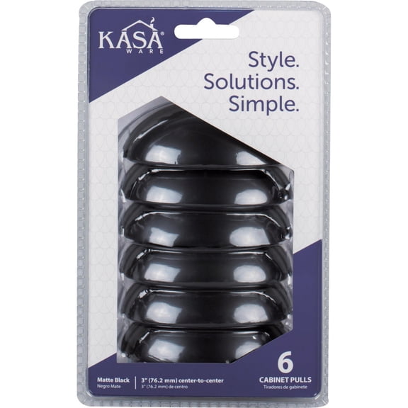 Hardware Resources KasaWare Decorative Cup Cabinet Pull - Pack of 6