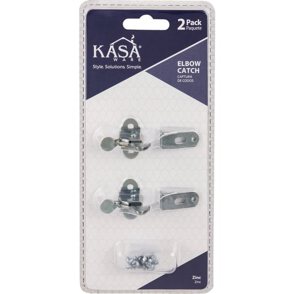 Hardware Resources KasaWare Elbow Catch - Pack of 8