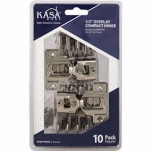 Hardware Resources KasaWare Overlay Soft Close Compact Hinge, Case of 8