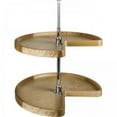 thumbnail image 1 of 28" Diameter Kidney Wood Lazy Susan Set with Twist and Lock Pole, 1 of 1