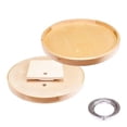 thumbnail image 1 of Hardware Resources LSR28-S 28-inch Round Wooden Lazy Susan with swivel, 1 of 1