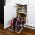thumbnail image 1 of Hardware Resources Mppo215-R 15" Base Cabinet Cookware Pull Out Organizer - Chrome, 1 of 1