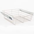 thumbnail image 1 of Hardware Resources Pob1-14176 6" Tall Closet Pull Out Wire Basket - Nickel, 1 of 1