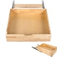 thumbnail image 1 of Hardware Resources Ro27-Wb Preassembled For 25-1/16"  Wide Solid Wood Soft Close Roll Out, 1 of 3