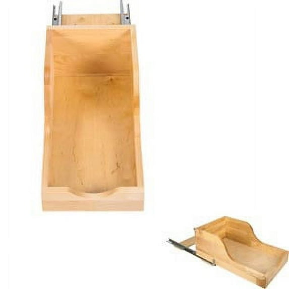 Hardware Resources Rovhb12-Wb Preassembled 10-1/16" Wide Soft Close High Back Rollout