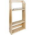 thumbnail image 1 of Hardware Resources Spr15a 15-1/4" Wide 24" Tall Door Mounted Adjustable Spice Rack For 18", 1 of 1