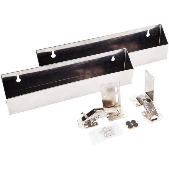 Hardware Resources TOSS11S-R Shallow Sink Tipout Tray Pack, Stainless Steel