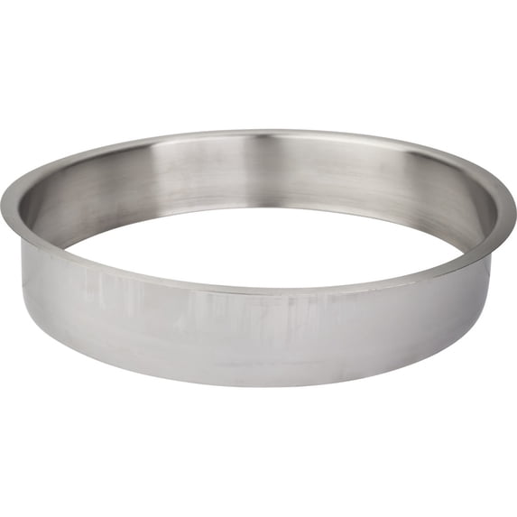 Hardware Resources Tcr10 10" Diameter Trash Can Grommet 2 - Stainless Steel