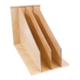 thumbnail image 1 of Hardware Resources Td3 15-7/16" Tall Vertical Tray Organizer - Wood, 1 of 2