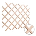 thumbnail image 1 of Hardware Resources Wr48-2 Solid Wood 36"W X 48"H Wine Lattice Storage Rack - Alder, 1 of 2
