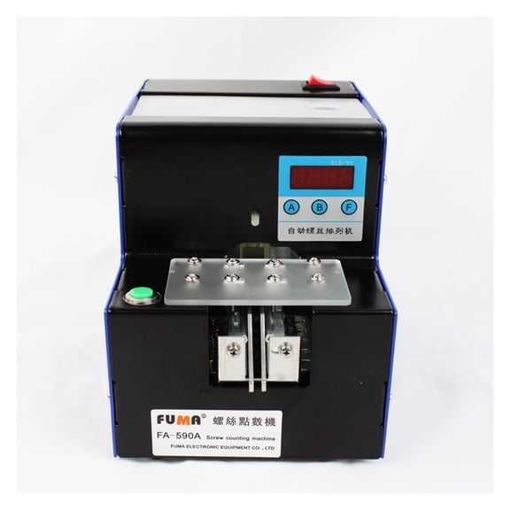 Hardware Store Automatic Screw Counting Machine FA-590 Screw Counter 1.0-5.0 Adjustable Rail Arrange Calculation Screws