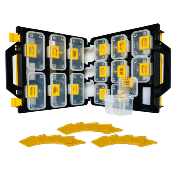 Hardware Tackle Box storage with Patented Removable Compartment ...