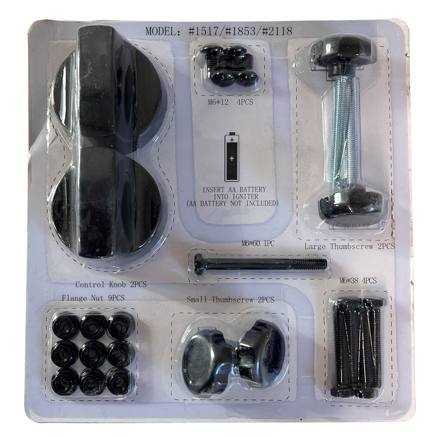 Hardware and Knob Kit Compatible With Blackstone 28-inch Griddle Cooking Stations Gas Grills